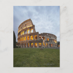 Colosseum in Rome, Italië Briefkaart