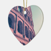 Colosseum in Rome. Monumentale driegelaagde Romein Keramisch Ornament (Links)