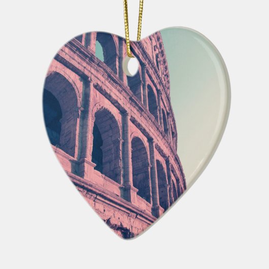 Colosseum in Rome. Monumentale driegelaagde Romein Keramisch Ornament (Links)