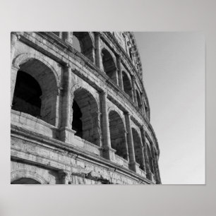 Colosseum in Rome. Monumentale Romeinse amfitheate Poster