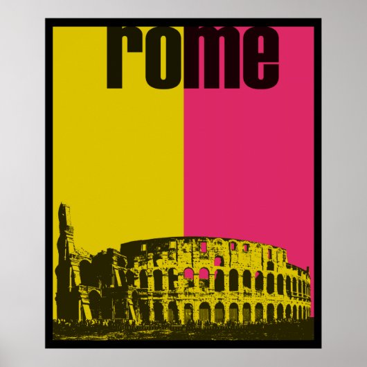 Colosseum in Rome Poster (Voorkant)