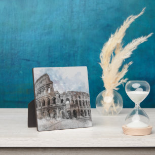Colosseum muurplaquette – Rome Italië Reizen Fotoplaat