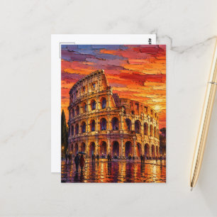 Colosseum na de regen briefkaart