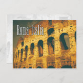  colosseum roma italia briefkaart (Voorkant / Achterkant)