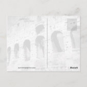  colosseum roma italia briefkaart (Achterkant)