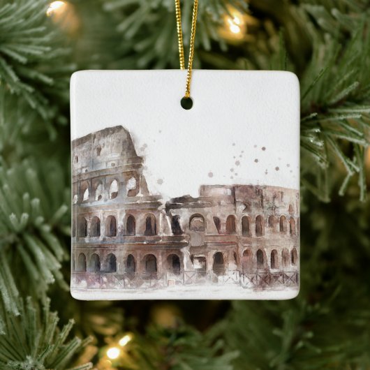 Colosseum Rome  Art Ornament (Boom)
