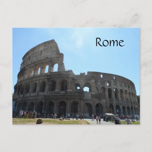Colosseum-Rome Briefkaart (Voorkant)