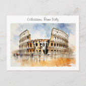 Colosseum - Rome Italië Briefkaart (Voorkant)