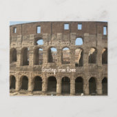 Colosseum, Rome, Italië Design Briefkaart (Voorkant)