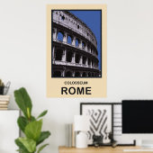 Colosseum Rome Italië Poster (Thuiskantoor)