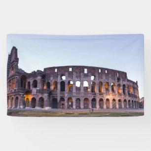 Colosseum - Rome - Italië Spandoek