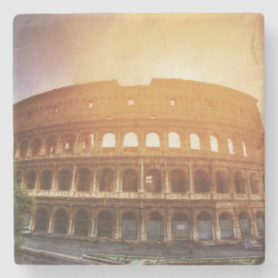 Colosseum, Rome, Italië Stenen Onderzetter