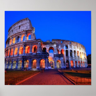 Colosseum Rome Poster