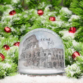 Colosseum Rome Snow Globe – Vintage Italy Travel