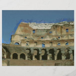 Colosseum schilderij, Rome Flyer