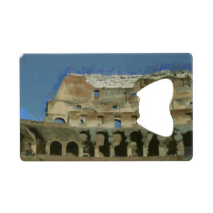 Colosseum schilderij, Rome Kredietkaart Flessenopener