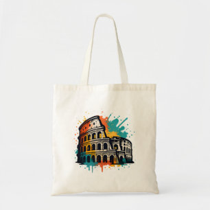 Colosseum Street Art – kleurrijk monument in Rome Tote Bag