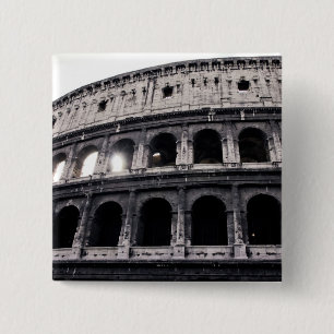 Colosseum Vierkante Button 5,1 Cm
