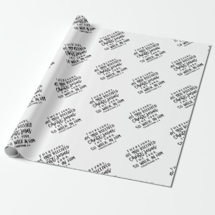 Colossians 2:6 dubbelzijdig verpakkingspapier cadeaupapier