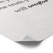 Colossians 2:7 - Rookt in hem Poster (Hoek)