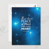 Colossians 3:15 briefkaart (Voorkant / Achterkant)