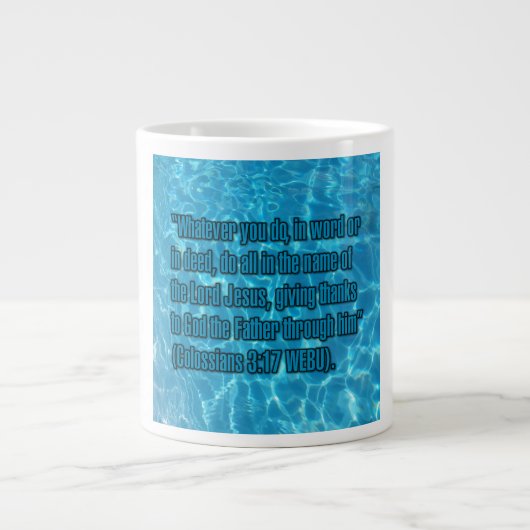 Colossians 3:17 WEBU Mug (Devant)