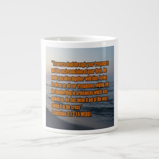 Colossiens 2:13-14 WEBU Mug (Devant)