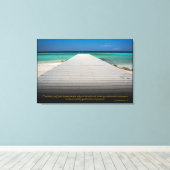 Colossiens 3:12 La Bible chrétienne Verse Toile Ar (Insitu (Plancher de Bois))