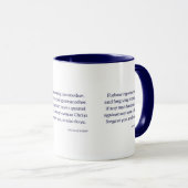 Colossiens 3:13 KJV Bible Verse Mug à deux tons (Devant droit)