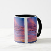 Colossiens 3:13 KJV Bible Verse Pic Mug à deux ton (Devant droit)