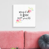 Colossiens 3:14 Impression de toile (Insitu(Salon))