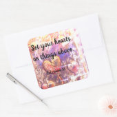 Colossiens 3:1 Stickers de la Bible chrétienne (Enveloppe)