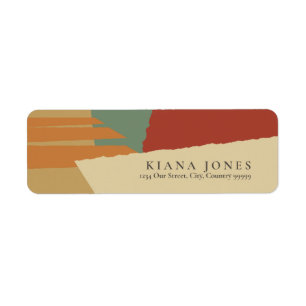 Colour Block Wedding Autumn ID740 Etiket