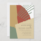 Colour Block Wedding Autumn ID740 Kaart (Voorkant)