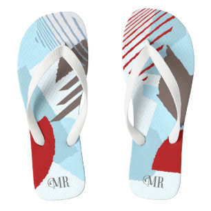 Colour Block Wedding Mr Groom Winter ID740 Teenslippers