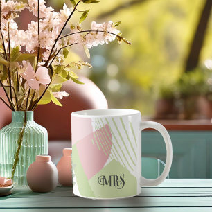 Colour Block Wedding Mrs Bride Spring ID740 Koffiemok