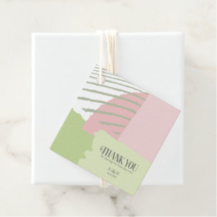 Colour Block Wedding Spring ID740 Bedankjes Labels