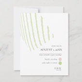 Colour Block Wedding Spring ID740 RSVP Kaartje (Achterkant)