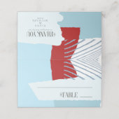 Colour Block Wedding Table Winter ID740 (Buitenkant ongevouwen)