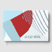 Colour Block Wedding Winter ID740 Gastenboek (Voorkant)