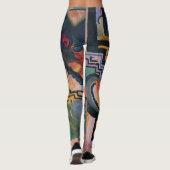 Colour Composition by August Macke,  kunst Leggings (Achterkant)