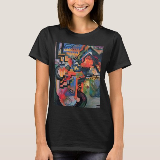 Colour Composition by August Macke, kunst T-shirt (Voorkant)