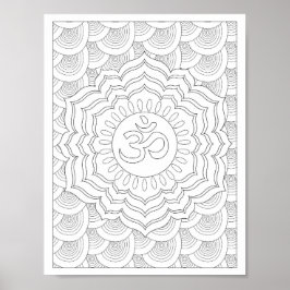 Colour Crown Chakra Poster