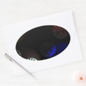 Colour Cystal Imager Ovale Sticker (Envelop)