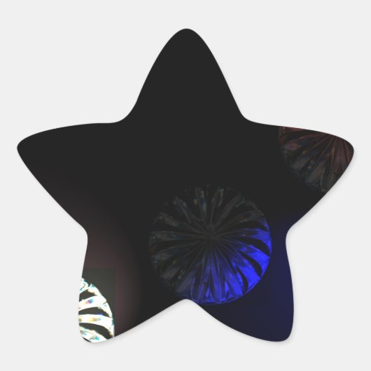 Colour Cystal Imager Ster Sticker (Voorkant)