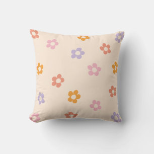 Colour Daisy Pattern Cute Modern Kussen