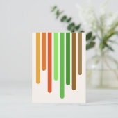 Colour Drips (Autumn) Briefkaart (Staand voorkant)