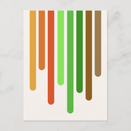 Colour Drips (Autumn) Briefkaart