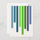 Colour Drips (Spring) Briefkaart (Voorkant / Achterkant)