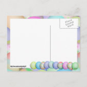 Colour Easter Eggs - Happy Easter Feestdagenkaart (Achterkant)